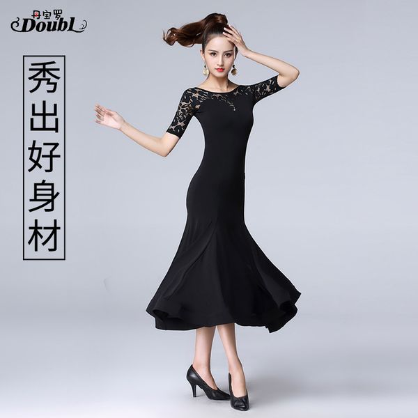new design ballroom dance costumes woman modern waltz tango dress standard dance clothes, Black;red
new design ballroom dance costumes woman modern waltz tango dress standard dance clothes, Black;red