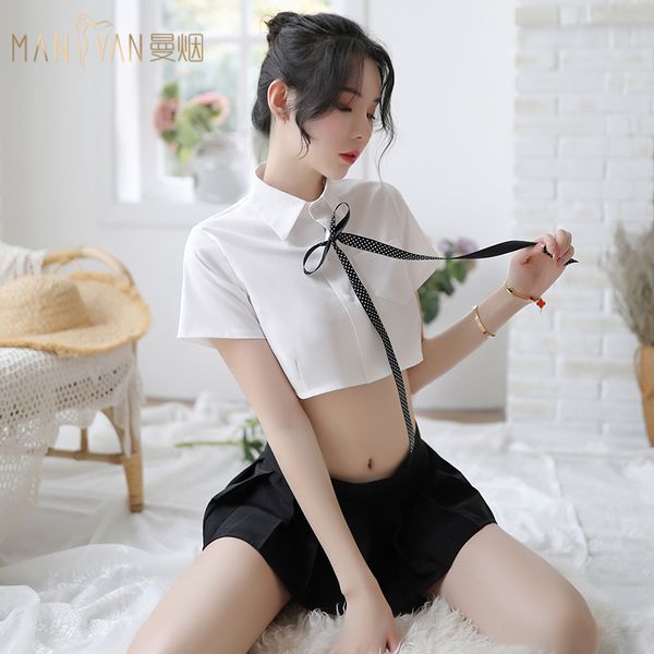 woman lingeries lace pajamas sets womens cotton shorts fashion summer women long sleeve sleepwear suit 2 piece lingeries, Black;white
woman lingeries lace pajamas sets womens cotton shorts fashion summer women long sleeve sleepwear suit 2 piece lingeries, Black;white