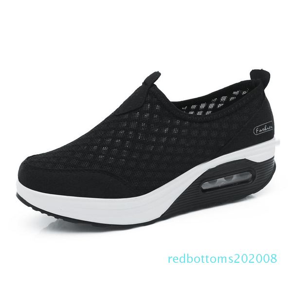 women's platform shoes leisure mesh cloth slip on female shoes women summer breathable sneakers woman size 35-41 d01 r08, Black
women's platform shoes leisure mesh cloth slip on female shoes women summer breathable sneakers woman size 35-41 d01 r08, Black