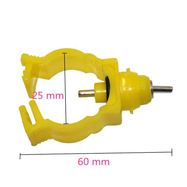 50 pcs chicken quail bird automatic water bowl yellow nipple drinker hanging drinking cup chicken equipment
50 pcs chicken quail bird automatic water bowl yellow nipple drinker hanging drinking cup chicken equipment