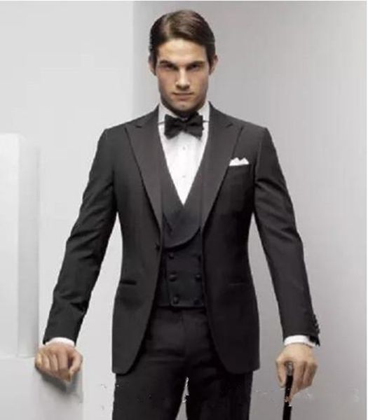 new handsome one button black groomsmen peak lapel groom tuxedos men suits wedding/prom/dinner man blazer(jacket+pants+tie+vest) 637, Black;gray
new handsome one button black groomsmen peak lapel groom tuxedos men suits wedding/prom/dinner man blazer(jacket+pants+tie+vest) 637, Black;gray