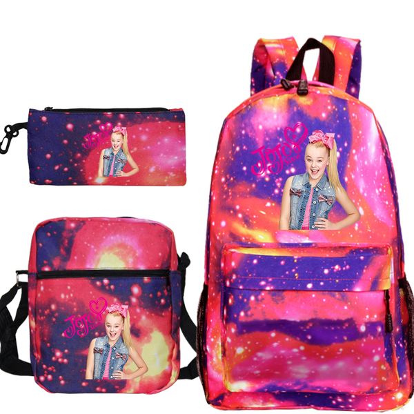 female casual school three-piece bag set student shoulder schoolbag jojo siwa travel backpack with pen bags and messengerbag
female casual school three-piece bag set student shoulder schoolbag jojo siwa travel backpack with pen bags and messengerbag