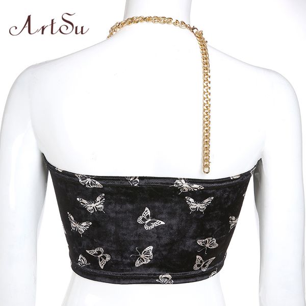 artsu бабочка velvet crop top off наплечного черный холтер top mujer бич осень бюстье bralette бретели camis asve20372, White
artsu бабочка velvet crop top off наплечного черный холтер top mujer бич осень бюстье bralette бретели camis asve20372, White