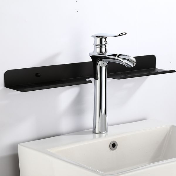 new modern black bathroom shelf bathroom faucet wall-mount rack mirror front washbasin kitchen storage rack 
new modern black bathroom shelf bathroom faucet wall-mount rack mirror front washbasin kitchen storage rack