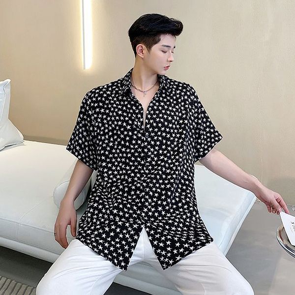 summer fashion trends 2020 men printed chiffon shirt short sleeve button casual dress shirt punk gothic party blouse cardigan, White;black
summer fashion trends 2020 men printed chiffon shirt short sleeve button casual dress shirt punk gothic party blouse cardigan, White;black
