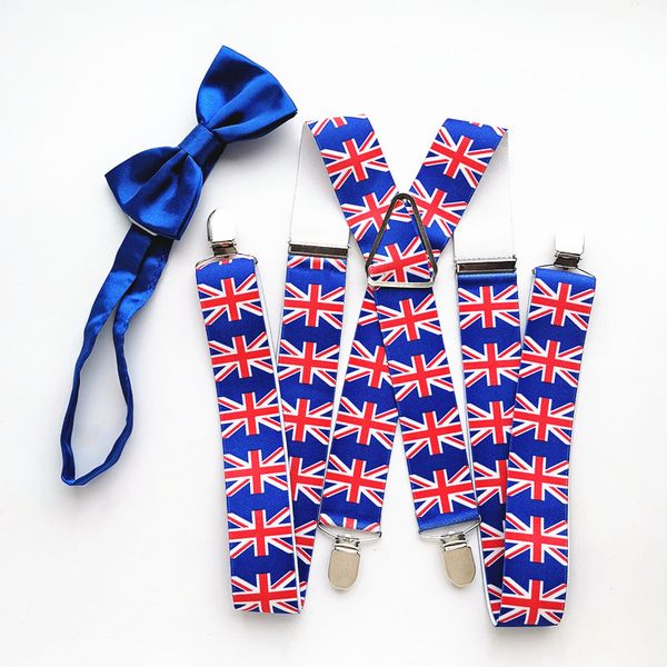 новый дизайн британский флаг подтяжки royal blue бабочка набор галстук-бабочка большие мужчины женщины взрослых брекеты шеи tie match shirt, Black;white
новый дизайн британский флаг подтяжки royal blue бабочка набор галстук-бабочка большие мужчины женщины взрослых брекеты шеи tie match shirt, Black;white