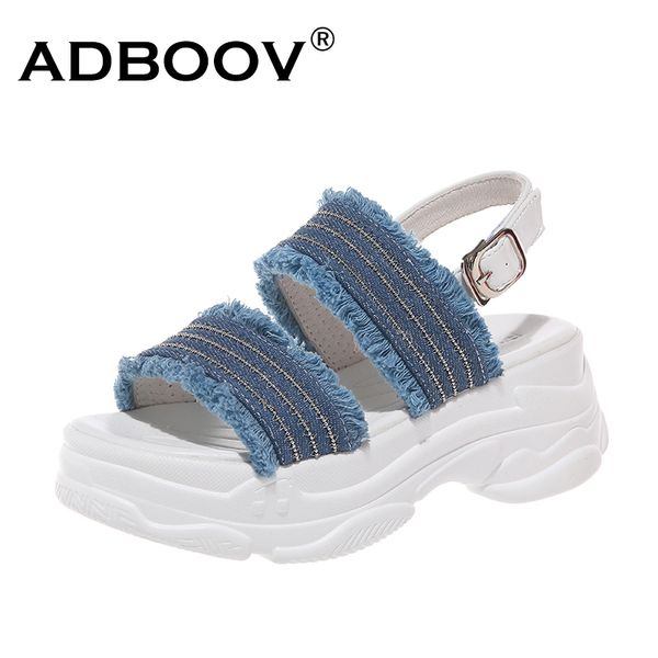 adboov 2020 new chunky sandals women fashion denim platform sandals summer shoes woman, Black
adboov 2020 new chunky sandals women fashion denim platform sandals summer shoes woman, Black