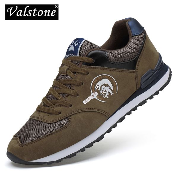 valstone men genuine leather sneakers autumn breathable trainers anti-skid outdoor walking shoes leisure stylish footwear flats, Black
valstone men genuine leather sneakers autumn breathable trainers anti-skid outdoor walking shoes leisure stylish footwear flats, Black