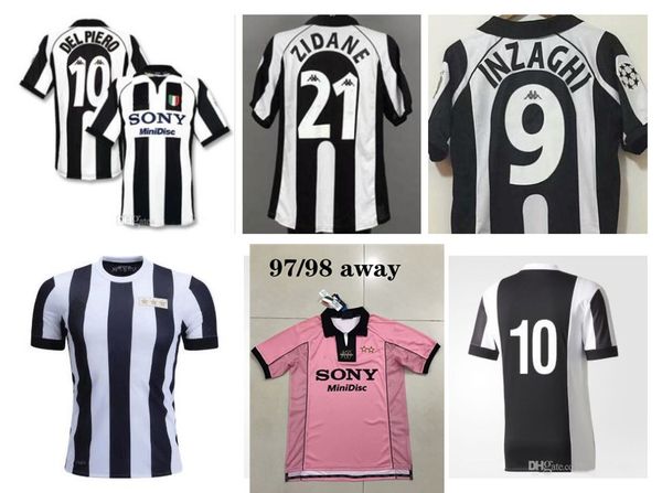 1997 1998 zidane версия rétro jerseys maillot 1997/1998 # 10 del piero # 9 inzaghi # 26 mailoot # 26 davids de футбол, Black;yellow
1997 1998 zidane версия rétro jerseys maillot 1997/1998 # 10 del piero # 9 inzaghi # 26 mailoot # 26 davids de футбол, Black;yellow