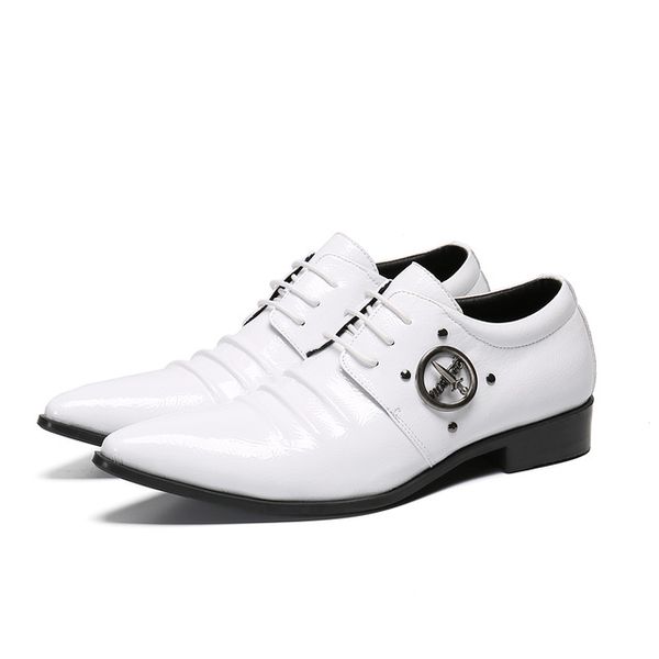 fashion handmade casual men brogue shoes white real leather formal wedding oxfords shoes pointed toe derby shoes zapatos hombre, Black
fashion handmade casual men brogue shoes white real leather formal wedding oxfords shoes pointed toe derby shoes zapatos hombre, Black