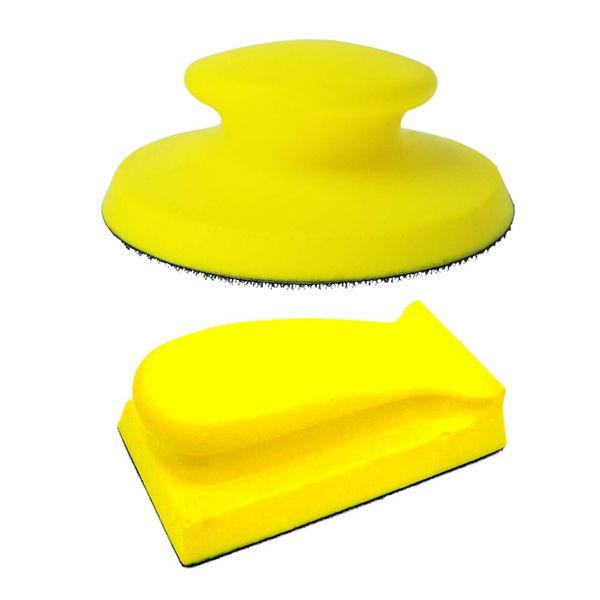 2 pcs foam hand sanding block hand pad polishing pad for hook and loop disc 70x120mm & 125x45mm
2 pcs foam hand sanding block hand pad polishing pad for hook and loop disc 70x120mm & 125x45mm