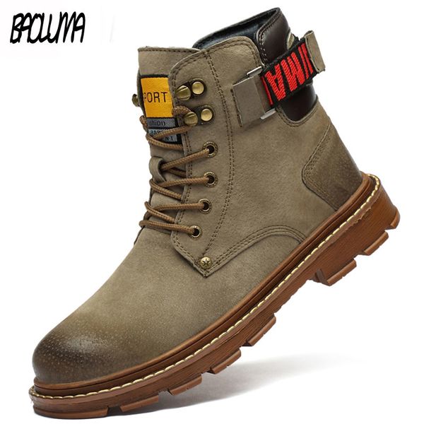 fashion winter men snow boots handmade men ankle boots thick plush warm male motorcycle shoes waterproof non-slip men work boots, Black
fashion winter men snow boots handmade men ankle boots thick plush warm male motorcycle shoes waterproof non-slip men work boots, Black
