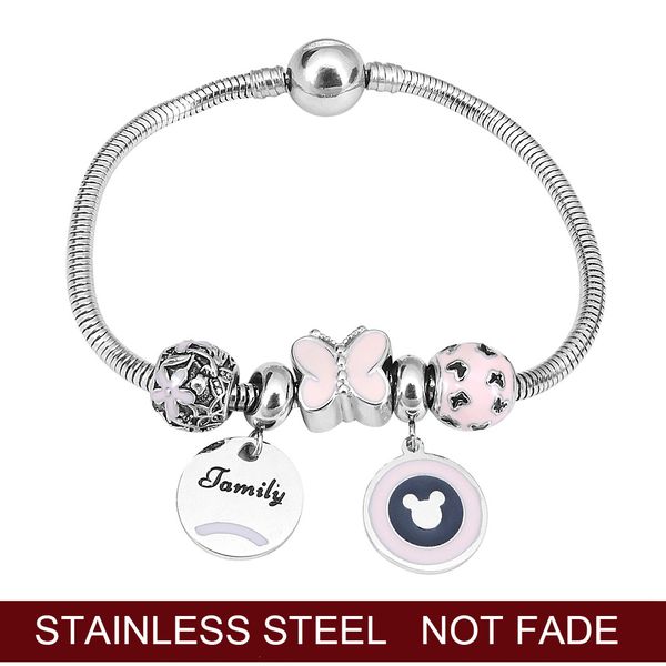 stainless steel beads charm bracelets for women girl with snake chain brand bracelets & bangles jewelry handmade, Black
stainless steel beads charm bracelets for women girl with snake chain brand bracelets & bangles jewelry handmade, Black