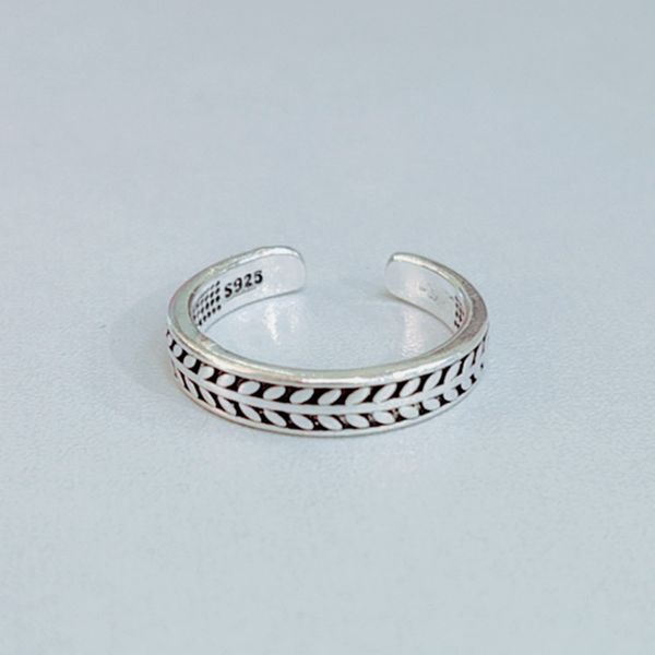 925 sterling silver simple fashion olive leaf opening ring fine jewelry for women party personality accessories, Golden;silver
925 sterling silver simple fashion olive leaf opening ring fine jewelry for women party personality accessories, Golden;silver