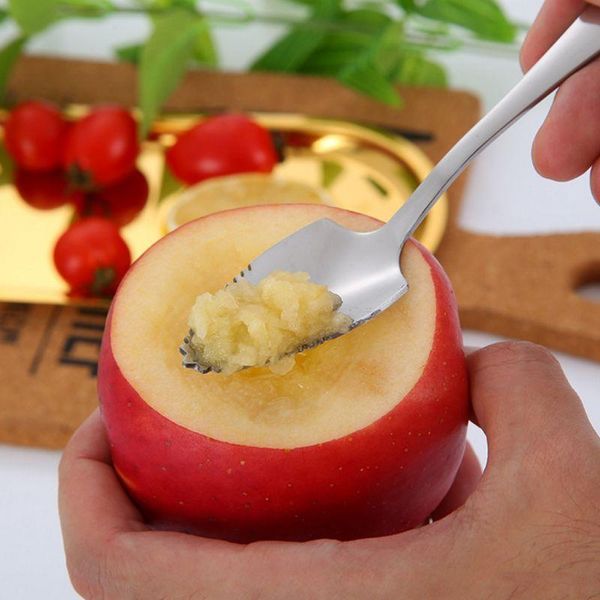 1pc stainless steel grapefruit apple scraper spoon serrated sawtooth edge long handle multi-functional baby food prepare idhue
1pc stainless steel grapefruit apple scraper spoon serrated sawtooth edge long handle multi-functional baby food prepare idhue