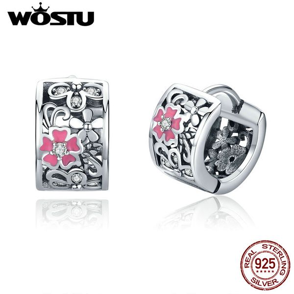 wostu resl 925 sterling silver daisy flower pink zircon elegant stud earrings for women fashion earrings luxury jewelry cqe541, Golden;silver
wostu resl 925 sterling silver daisy flower pink zircon elegant stud earrings for women fashion earrings luxury jewelry cqe541, Golden;silver