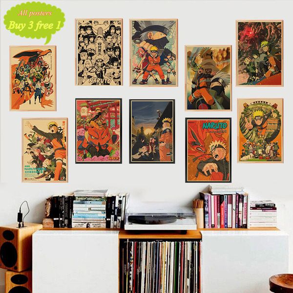 anime naruto vintage cartoon poster bar kids room home decor comics naruto retro kraft paper painting
anime naruto vintage cartoon poster bar kids room home decor comics naruto retro kraft paper painting