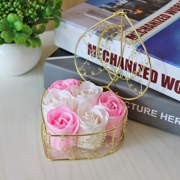 6 pcs romantic creative simulation soap home decoration, holiday rose flowers approx.80g gift flower
6 pcs romantic creative simulation soap home decoration, holiday rose flowers approx.80g gift flower