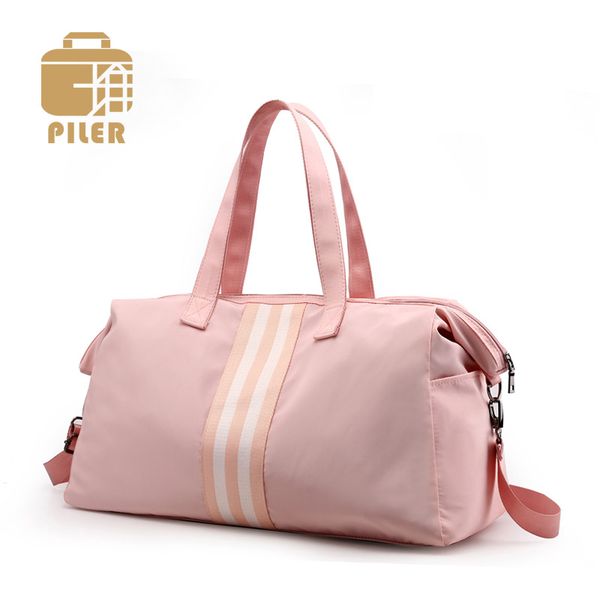 women waterproof nylon sports gym bag men women training fitness handbag yoga oxford travel shoulder bag weekend duffel pink
women waterproof nylon sports gym bag men women training fitness handbag yoga oxford travel shoulder bag weekend duffel pink
