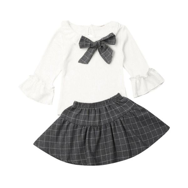 Pudcoco Preppy Style Baby Girl Clothes Flare Long Sleeve Tops Plaid Skirt Dress Summer Cotton Formal Child Clothes Sets
Pudcoco Preppy Style Baby Girl Clothes Flare Long Sleeve Tops Plaid Skirt Dress Summer Cotton Formal Child Clothes Sets