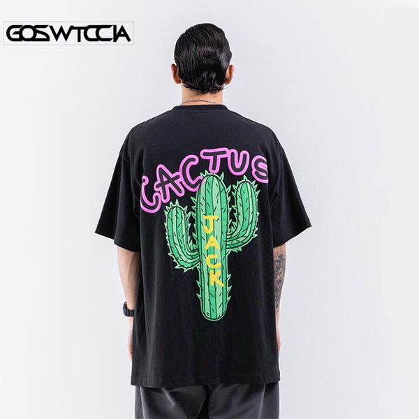 goswtccia summer cactus print 100% cotton hip hop mens t-shirt short sleeve tshirt fashion casual tees streetwear, White;black
goswtccia summer cactus print 100% cotton hip hop mens t-shirt short sleeve tshirt fashion casual tees streetwear, White;black