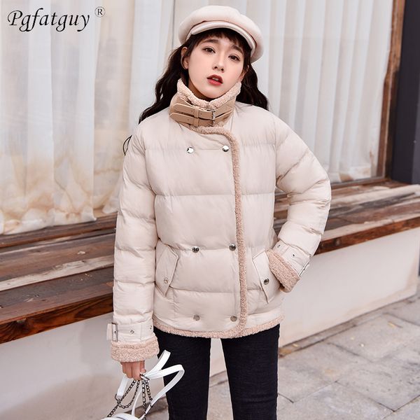 2018 new parkas female women beige black thick down cotton winter jackets womens outwear turn down collar button short parkas
2018 new parkas female women beige black thick down cotton winter jackets womens outwear turn down collar button short parkas