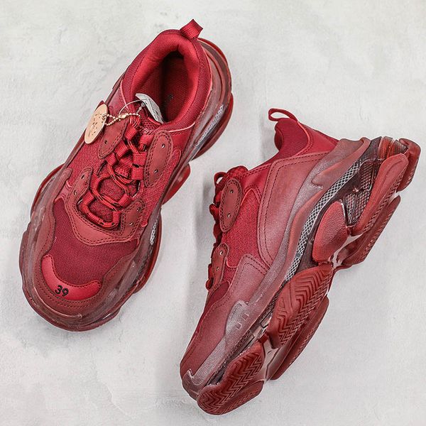 2019 luxe triple s paris wine red pebble casual shoes clunky shoes triple-s low mens woman casual designer shoesl14, Black
2019 luxe triple s paris wine red pebble casual shoes clunky shoes triple-s low mens woman casual designer shoesl14, Black