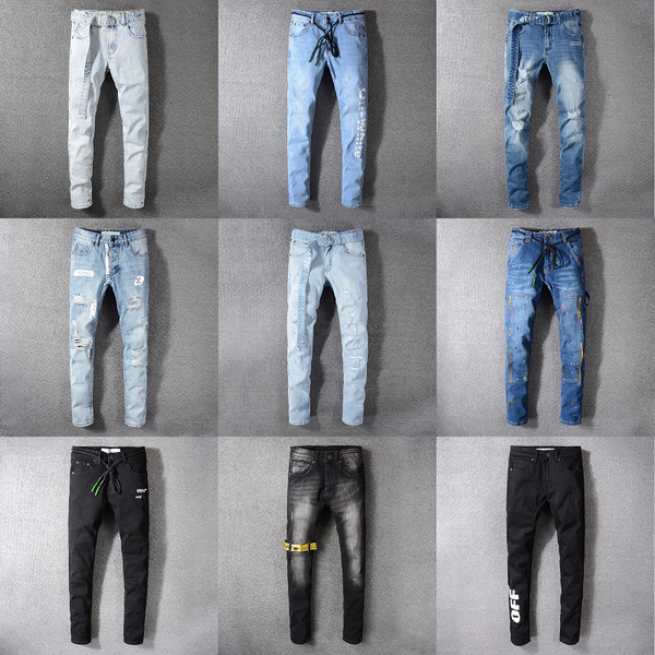 usa style off jeans men's brand slim skinny casual jeans men's large size cotton quality fashion new white jeans pencil pants, Blue
usa style off jeans men's brand slim skinny casual jeans men's large size cotton quality fashion new white jeans pencil pants, Blue