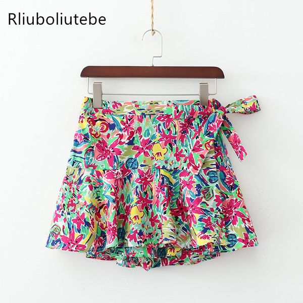 summer flower printed skirt shorts women lace up bow elastic waist mini skirt a-line casual beach shorts holiday, Black
summer flower printed skirt shorts women lace up bow elastic waist mini skirt a-line casual beach shorts holiday, Black