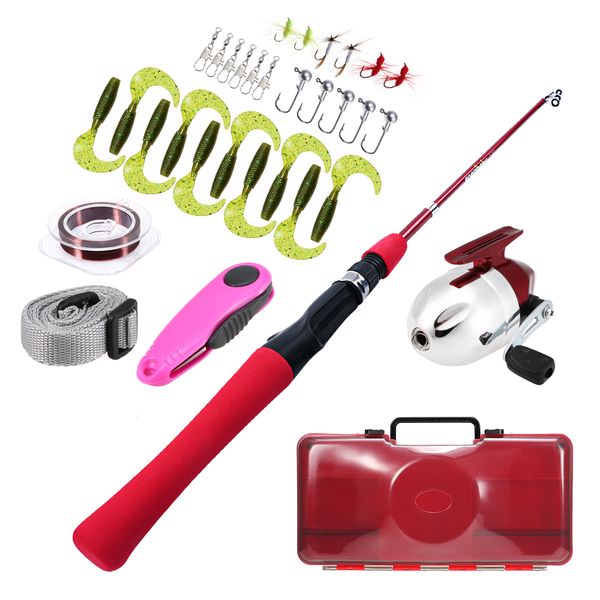 lixada 1.2m fishing rod and reel combo for kids spincast fishing reel rod pole lures hooks line pesca tackle
lixada 1.2m fishing rod and reel combo for kids spincast fishing reel rod pole lures hooks line pesca tackle