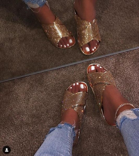 ladies rhinestone solid color slippers 2020 new ladies fashion wild beach shoes diamond flat outdoor wild slippers, Black
ladies rhinestone solid color slippers 2020 new ladies fashion wild beach shoes diamond flat outdoor wild slippers, Black