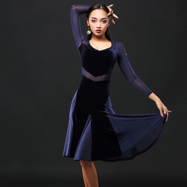 2019 latin dance dress women net skirt salsa dress tango rumba ballroom latin dance competition costumes, Black;red
2019 latin dance dress women net skirt salsa dress tango rumba ballroom latin dance competition costumes, Black;red