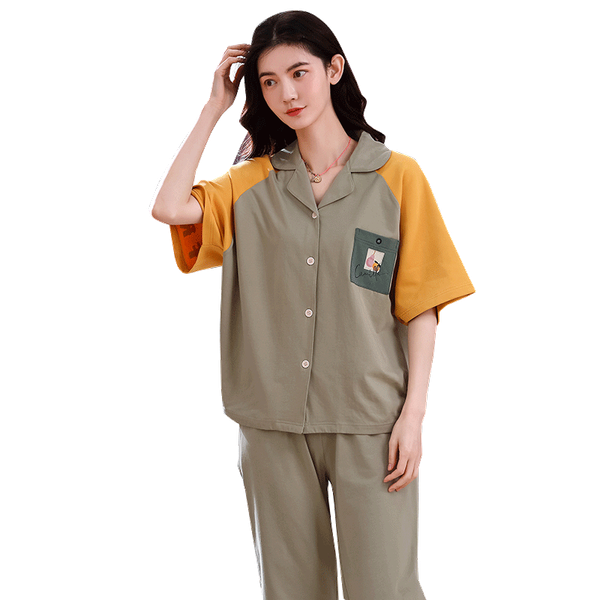4xl 100% cotton pajamas short sleeve sleepwear women pajamas set spring summer new cute casual homewear female pyjamas, Black;red
4xl 100% cotton pajamas short sleeve sleepwear women pajamas set spring summer new cute casual homewear female pyjamas, Black;red