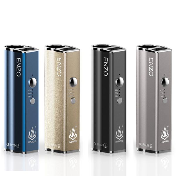 Original LVSMOKE ENZO Box Mod 450mAh Variable Voltage Vaporizer Battery For Thick Oil Wax Dry Herb Cartridges Atomizer 100% Authentic
Original LVSMOKE ENZO Box Mod 450mAh Variable Voltage Vaporizer Battery For Thick Oil Wax Dry Herb Cartridges Atomizer 100% Authentic