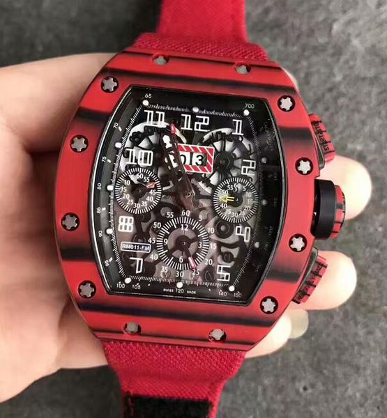 Luxury wi brand red ribbon carbon fiber tainle automatic chronograph 7750 movement men bu ine watch date men antique wri twatch
Luxury wi brand red ribbon carbon fiber tainle automatic chronograph 7750 movement men bu ine watch date men antique wri twatch