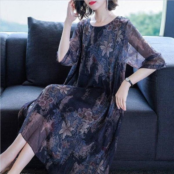 party dresses 2021 summer dress elegant mother middle-aged was thin women retro loose large size chiffon printed b47, White;black
party dresses 2021 summer dress elegant mother middle-aged was thin women retro loose large size chiffon printed b47, White;black