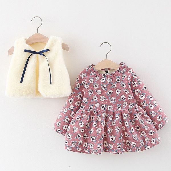 girls warm winter princess velvet long sleeve dress 2019 autumn baby kids children dresses vestidos+faux fur waistcoat s10043, Red;yellow
girls warm winter princess velvet long sleeve dress 2019 autumn baby kids children dresses vestidos+faux fur waistcoat s10043, Red;yellow