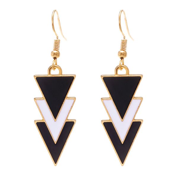 Korean Statement Earrings Black White Multi-layer Triangle Dangle Drop Earrings for Women Fashion Jewelry Oorbellen Brincos
Korean Statement Earrings Black White Multi-layer Triangle Dangle Drop Earrings for Women Fashion Jewelry Oorbellen Brincos