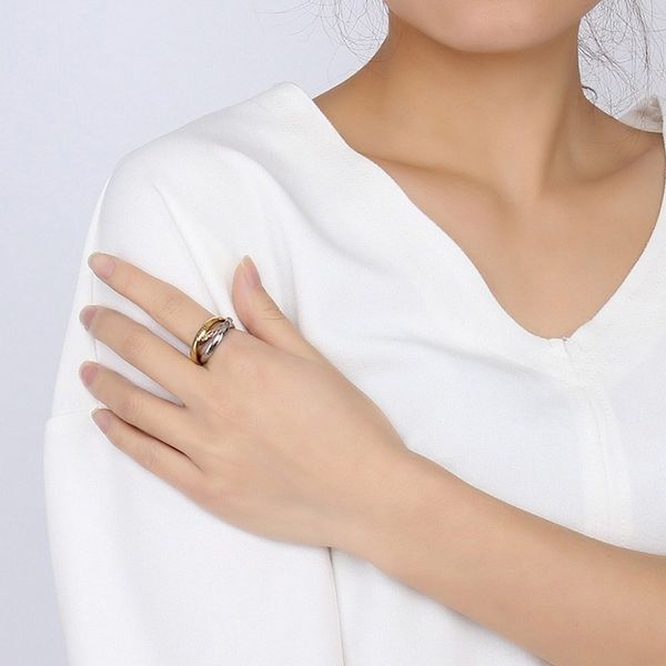 love faith hope triple interlocked engagement rings for women stainless steel three-in-one promise gift for her valentine's day, Slivery;golden
love faith hope triple interlocked engagement rings for women stainless steel three-in-one promise gift for her valentine's day, Slivery;golden