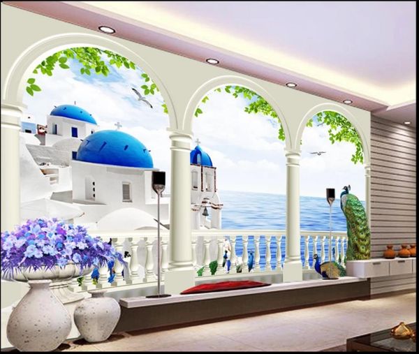 custom 3d silk p wallpaper mural dreamy 3d peacock aegean sea blue sky clouds living room tv restaurant background wall papel de parede
custom 3d silk p wallpaper mural dreamy 3d peacock aegean sea blue sky clouds living room tv restaurant background wall papel de parede