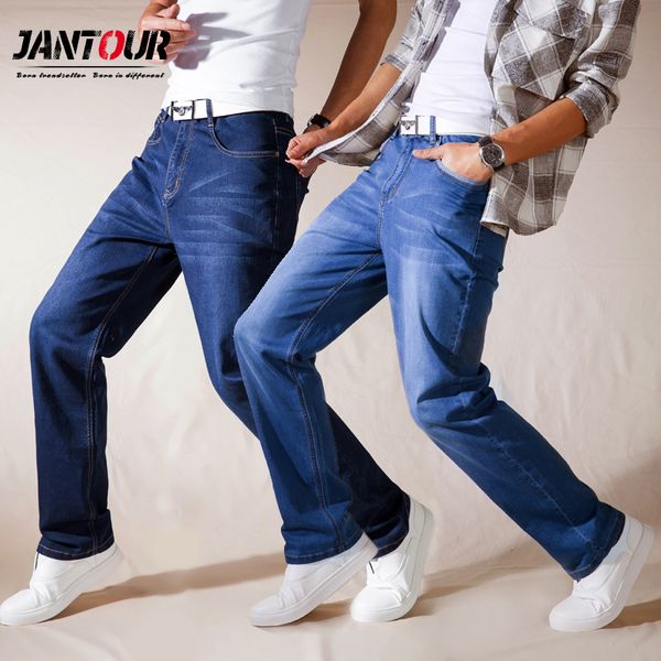 men's thin straight-leg loose jeans 2020 summer new classic style advanced stretch loose pants male big size 40 42 44, Blue
men's thin straight-leg loose jeans 2020 summer new classic style advanced stretch loose pants male big size 40 42 44, Blue
