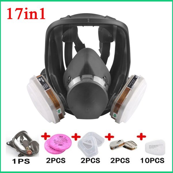 17 in 1 painting spraying safety respirator 6800 gas mask full face mask facepiece respirator
17 in 1 painting spraying safety respirator 6800 gas mask full face mask facepiece respirator