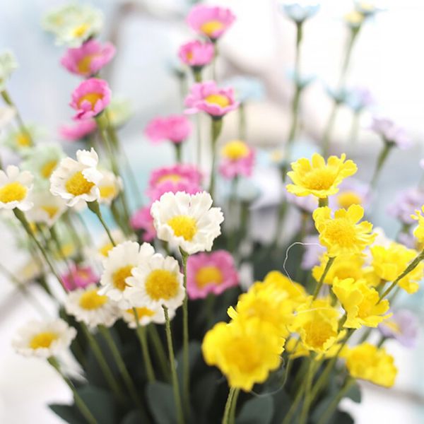 artificial daisy flowers fake silk flowers 15 heads for home garden office dining table wedding decor pack of 1
artificial daisy flowers fake silk flowers 15 heads for home garden office dining table wedding decor pack of 1
