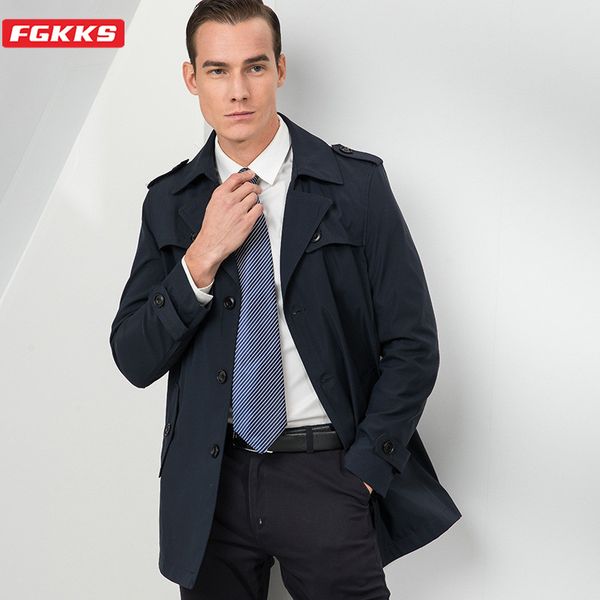fgkks fashion brand men casual trench autumn new men's solid simple wild coats male business slim fit lapel trench coat, Tan;black
fgkks fashion brand men casual trench autumn new men's solid simple wild coats male business slim fit lapel trench coat, Tan;black