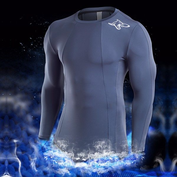 running shirts dry fit mens gym clothing scoop neck long sleeves wiic bid building suiit polyester apparel, Black;blue
running shirts dry fit mens gym clothing scoop neck long sleeves wiic bid building suiit polyester apparel, Black;blue