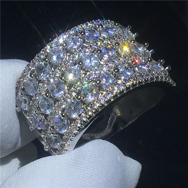 romantic big ring diamond cz stone 925 sterling silver anniversary wedding band ring for women men finger jewelry, Slivery;golden
romantic big ring diamond cz stone 925 sterling silver anniversary wedding band ring for women men finger jewelry, Slivery;golden