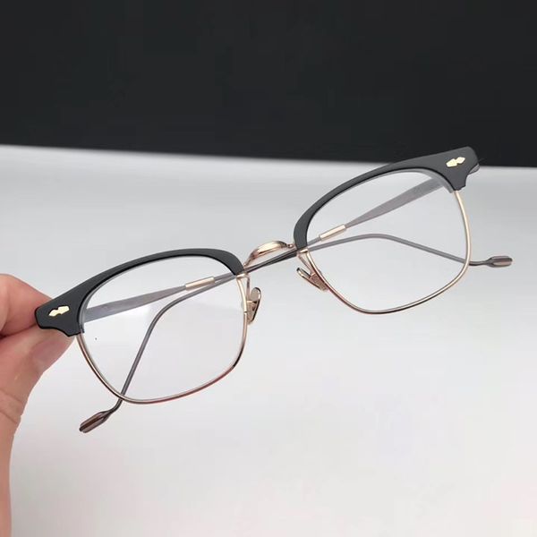prescription eyeglasses male eyewear half optical titanium optical glasses frame gentle men women square myopia, Black
prescription eyeglasses male eyewear half optical titanium optical glasses frame gentle men women square myopia, Black
