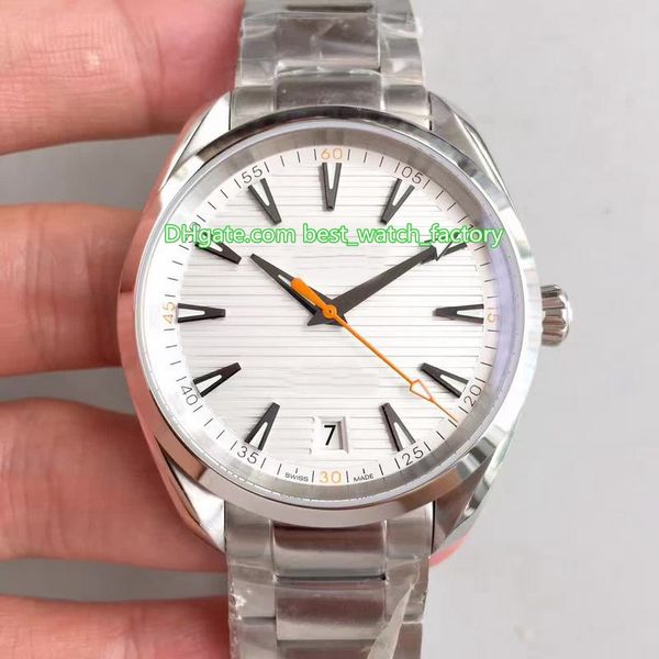 2 style watch 41.5mm aqua terra 150m stainless steel swiss cal.8500 movement mechanical transparent automatic mens watches, Slivery;brown
2 style watch 41.5mm aqua terra 150m stainless steel swiss cal.8500 movement mechanical transparent automatic mens watches, Slivery;brown