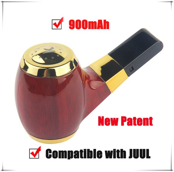kf-01 buttonless e pipe mod vape pen battery 900 mah wood electric cigarette for juul device e cigs empty carts
kf-01 buttonless e pipe mod vape pen battery 900 mah wood electric cigarette for juul device e cigs empty carts