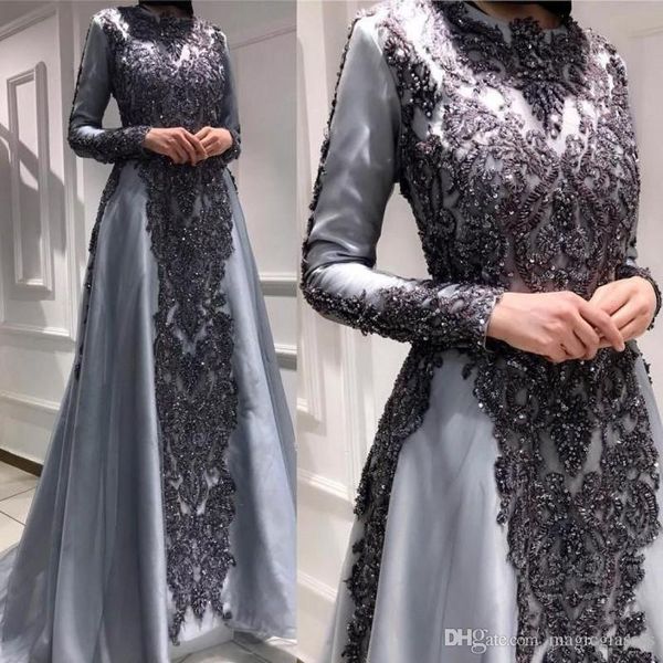 modest dubai arabic long sleeve evening dresses 2020 beaded appliques high neck formal prom party gowns custom made vestidos de fiesta, Black;red
modest dubai arabic long sleeve evening dresses 2020 beaded appliques high neck formal prom party gowns custom made vestidos de fiesta, Black;red